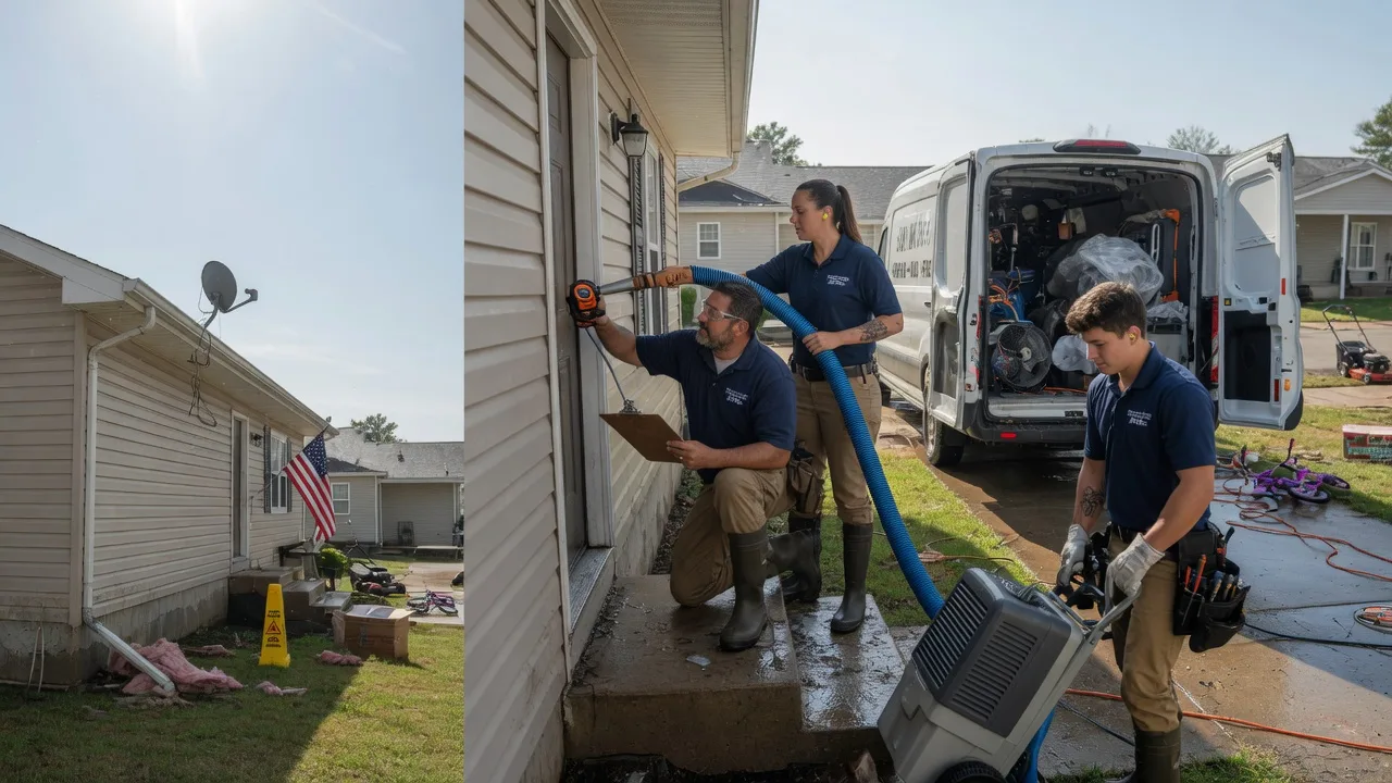 Ceiling Water Damage Restoration in Gustine, TX near me